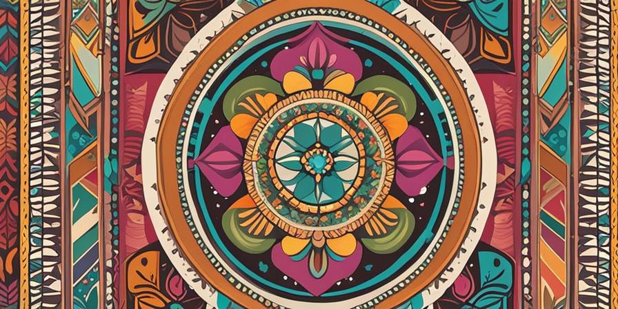 Atuendo bohemio y colorido con toque hippie para festivales de música