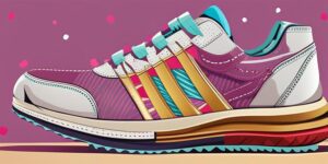 Zapatos de colores con confeti