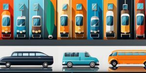 Iconos de transporte compartido