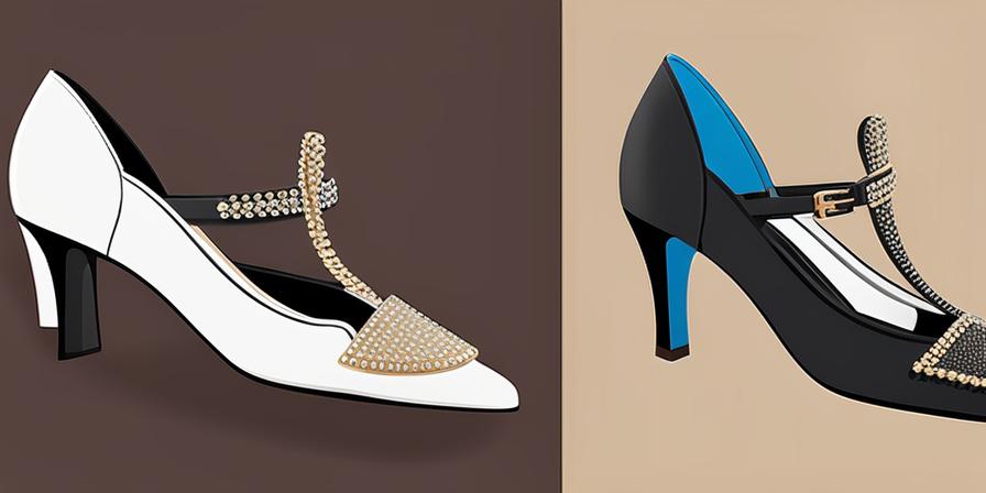 Zapatos y accesorios elegantes y modernos.